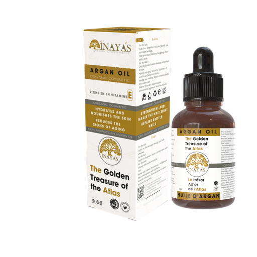 [SkU: INY-ARG-COS-1X50M-FGL-MA] ARGAN COSMETIC OIL 50 ML 